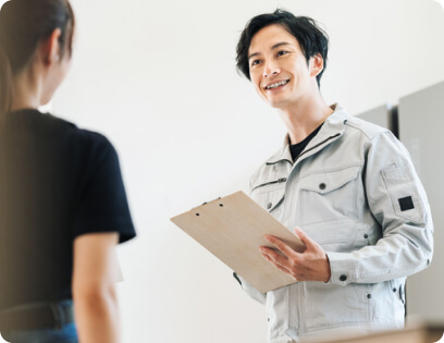 圧倒的に早い対応力で、最短即日修理可能！