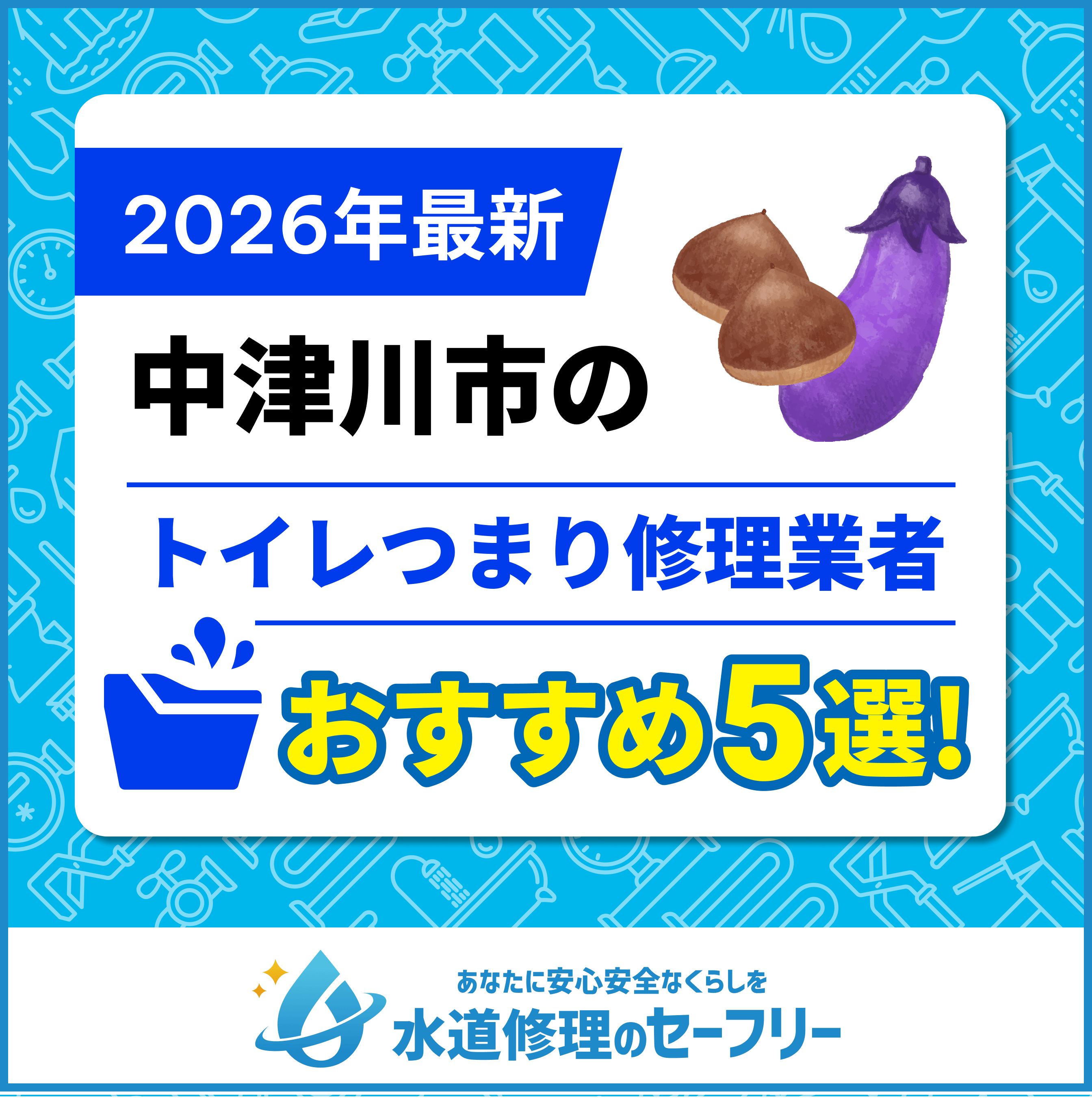 岐阜県中津川市のトイレつまり修理おすすめ5業者|口コミと料金から優良店を厳選!