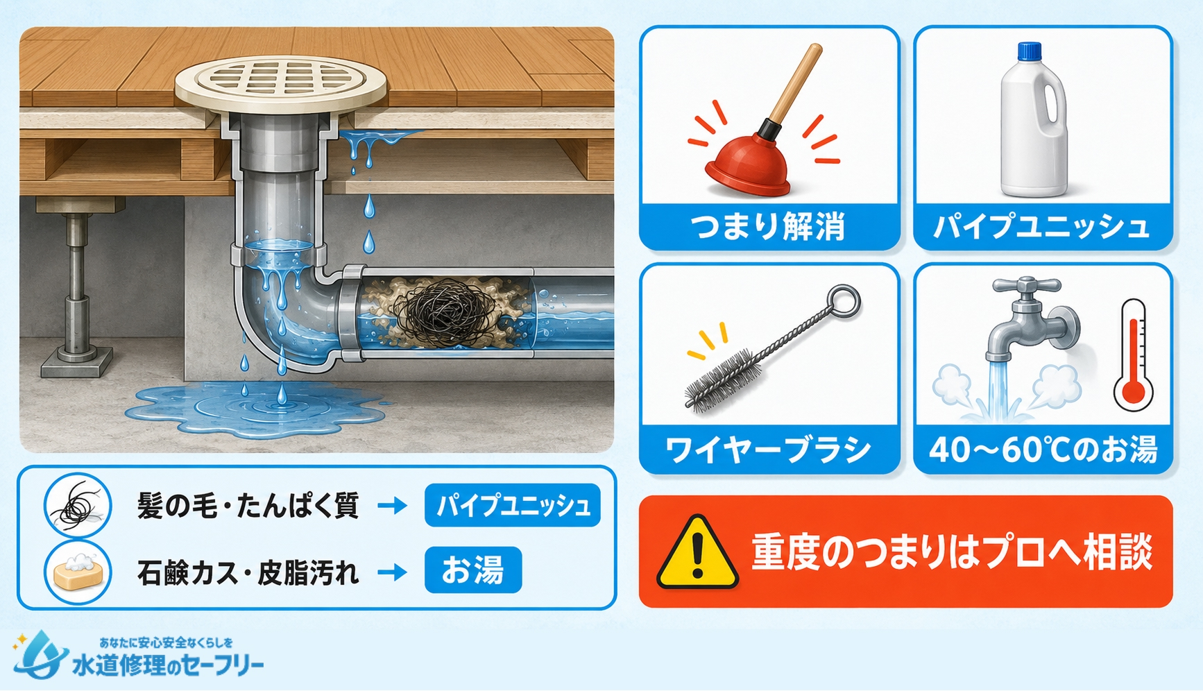 床下の水漏れ:つまり解消