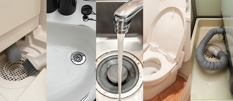 屋内の下水の臭い対策