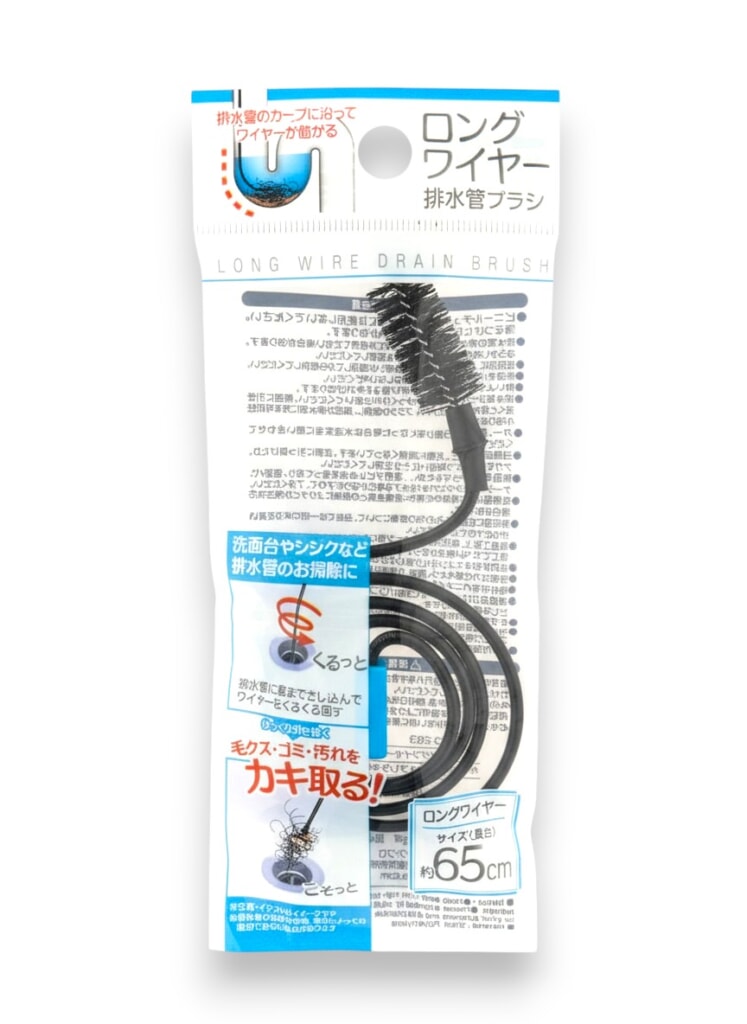 ロングワイヤー排水口ブラシの写真