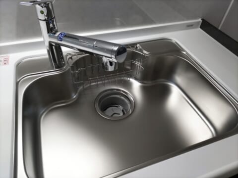 ステンレス製のキッチン