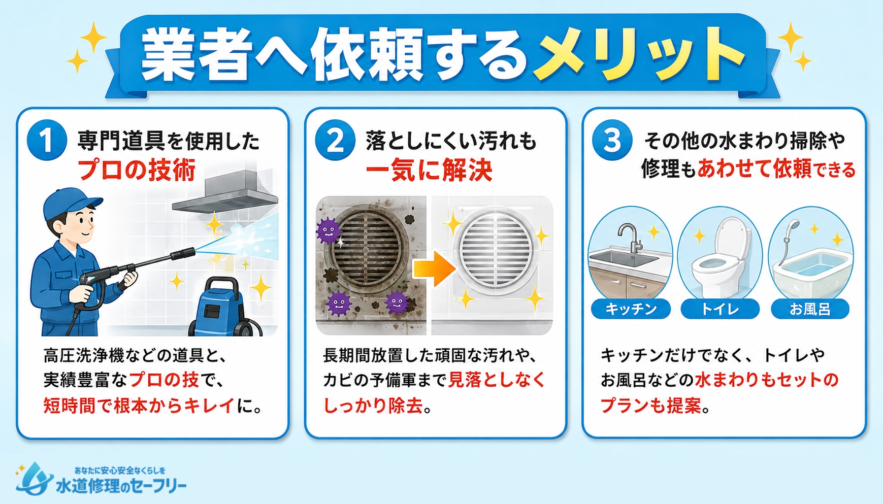 掃除を業者へ依頼するメリットを解説