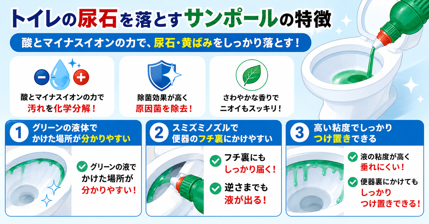 サンポールの特徴が何か、徹底解説
