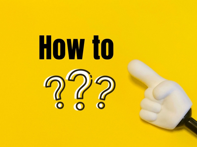 Howtoとクエスチョンマーク