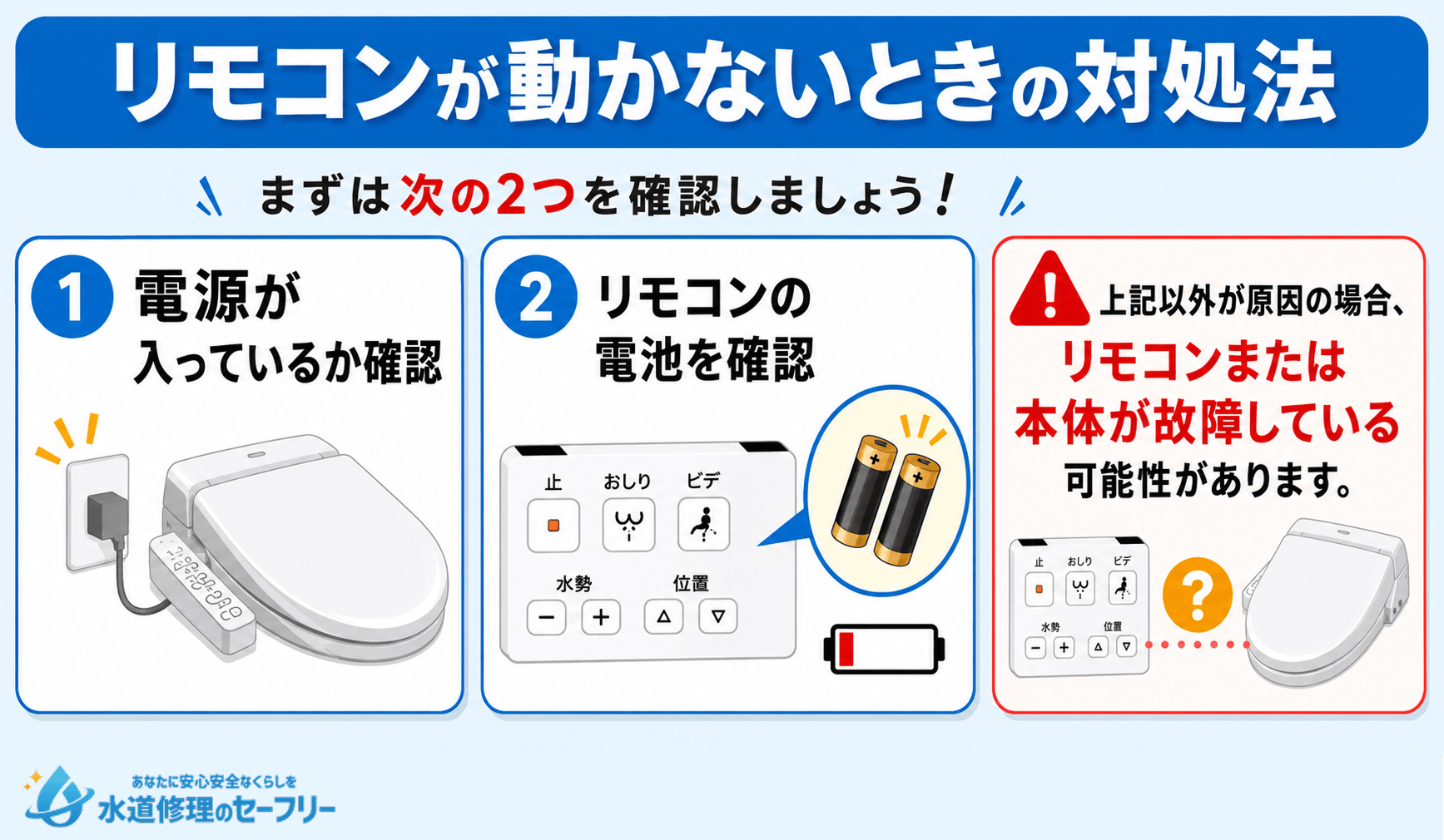 リモコンが動かないときの対処法を紹介!まずは次の2つを確認しましょう