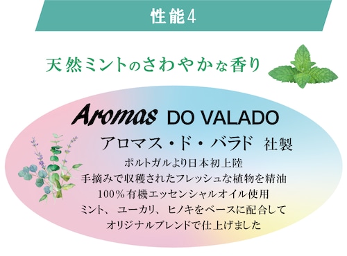 天然ミントの爽やかな香りで使いやすい