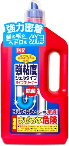 ピクス 排水口・パイプクリーナー 強粘度ジェルタイプ