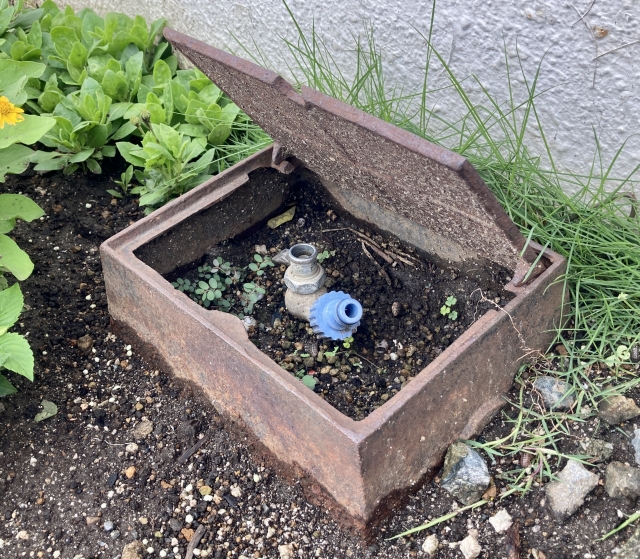 散水栓から立水栓にDIYするための準備