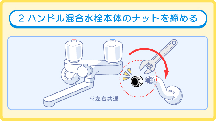 接続部の締め直し