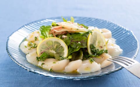大粒のほたてで贅沢料理を味わおう