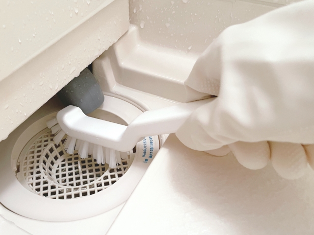 お風呂の排水溝掃除