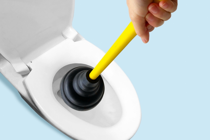 トイレでラバーカップを使用