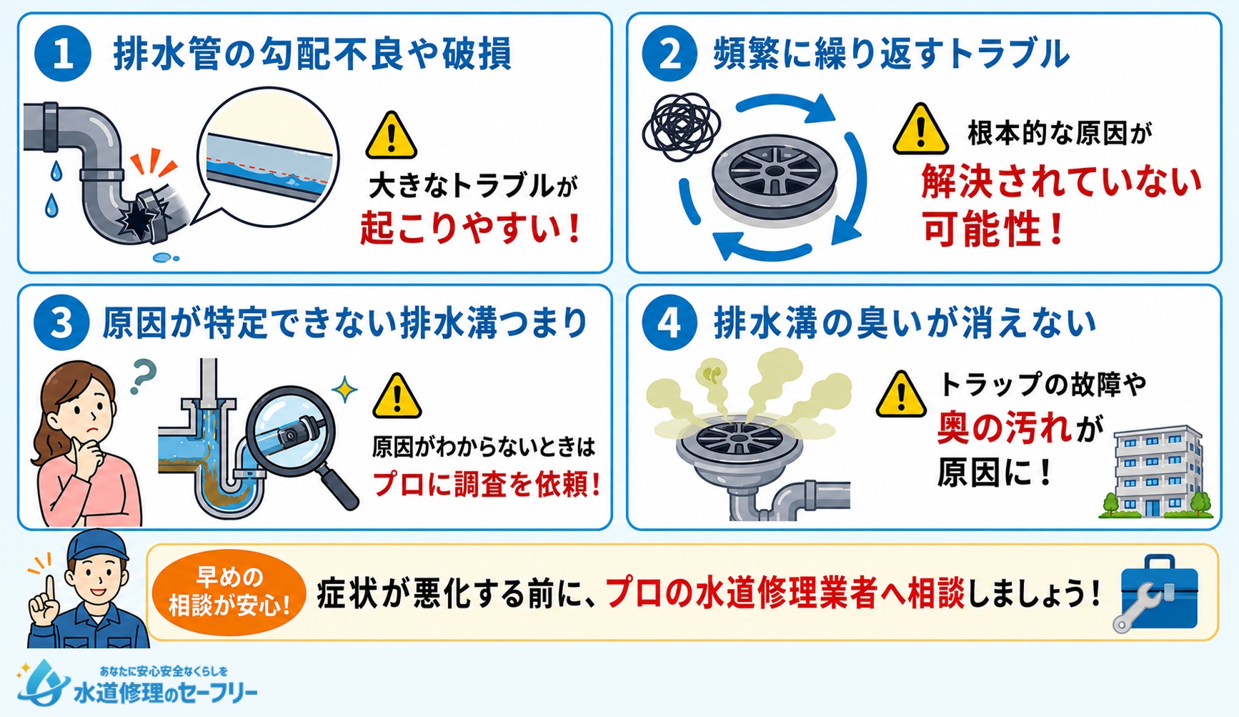 こんなときはプロに任せるべき！