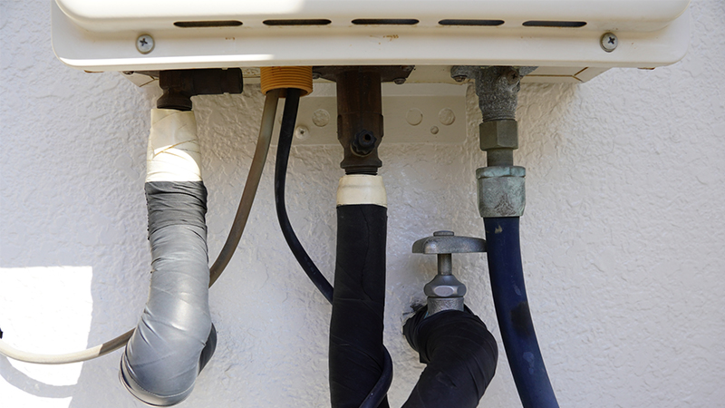 ガスの元栓が閉まっている