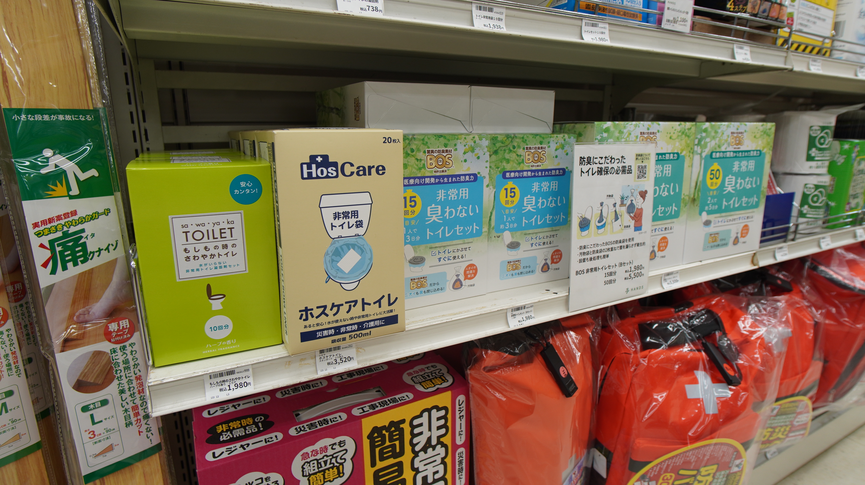 売り場で感じた防災意識の高まり