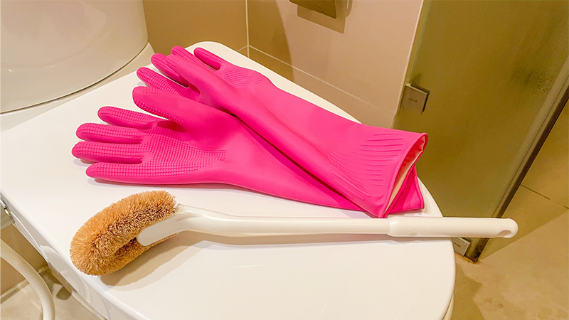 素手のまま使用しない