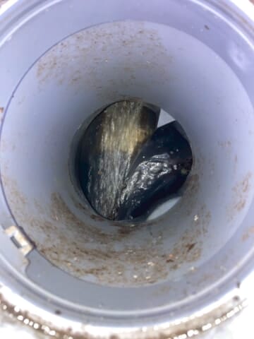 排水詰まり　作業後