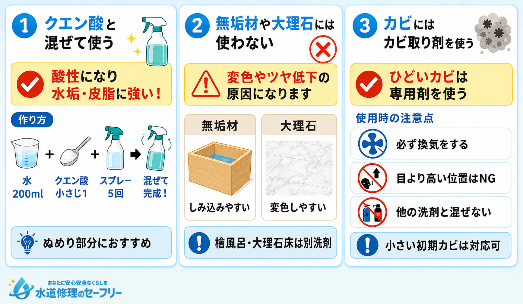 ウタマロで掃除をするときに絶対に抑えるべきポイントを解説