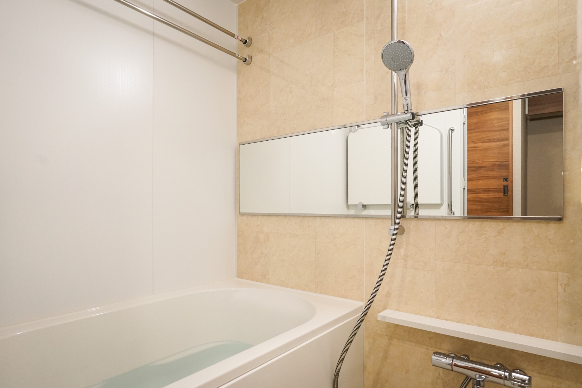 掃除したお風呂の鏡