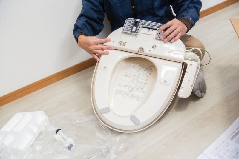 便座の開封チェック