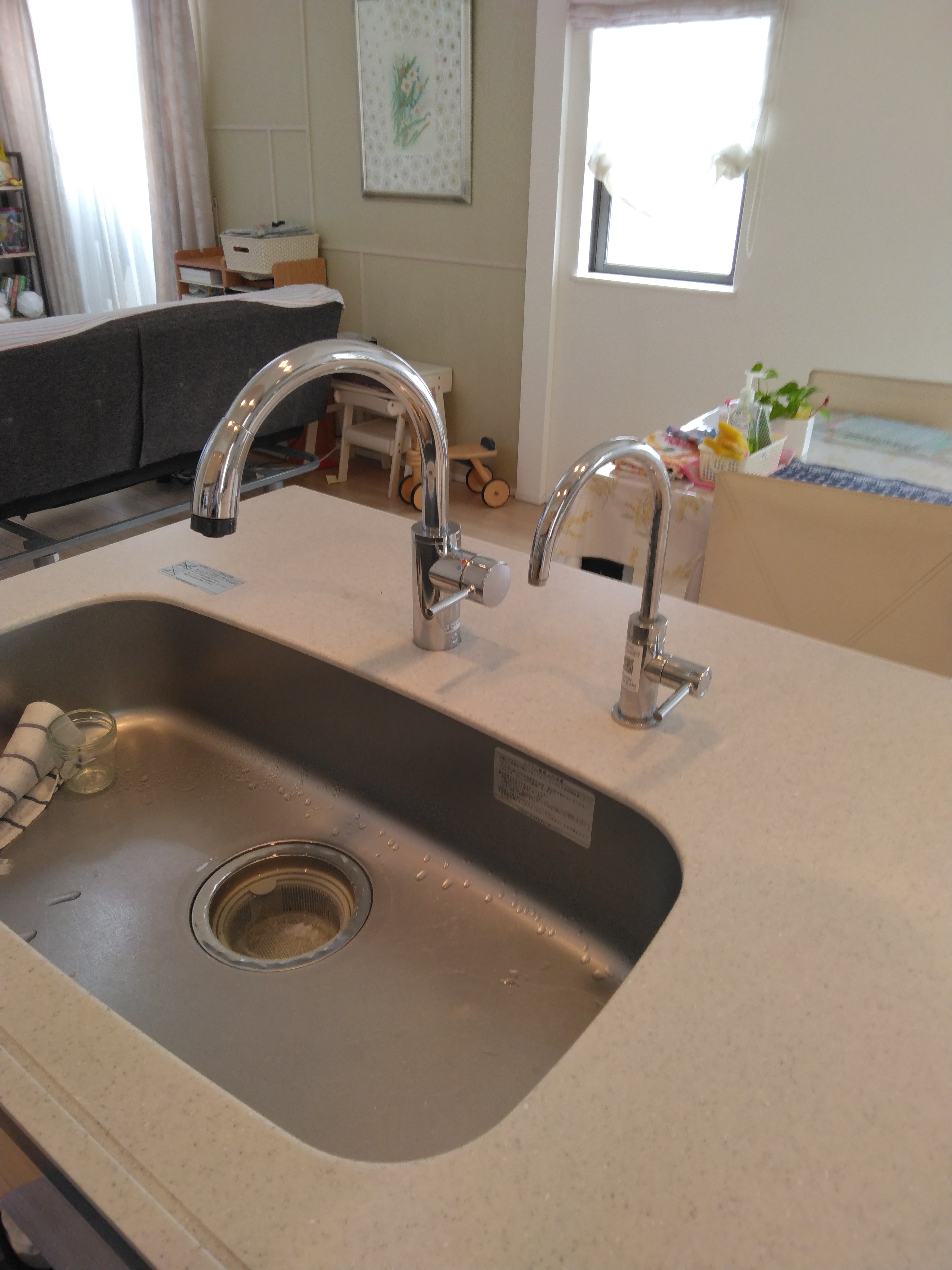 混合水栓 ＋ 浄水器