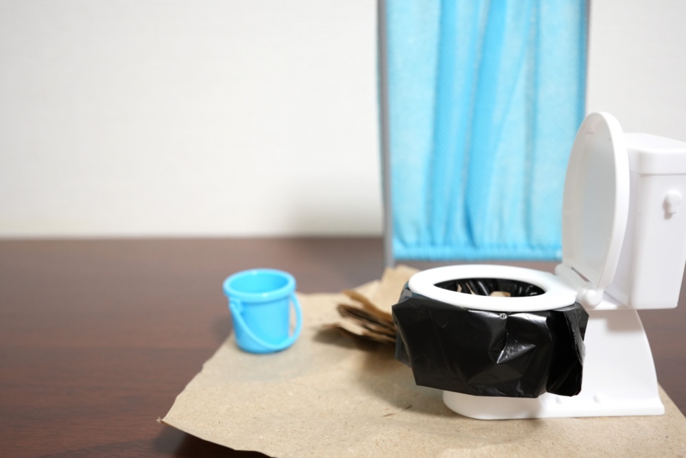 災害などの停電で流せないときの代替案