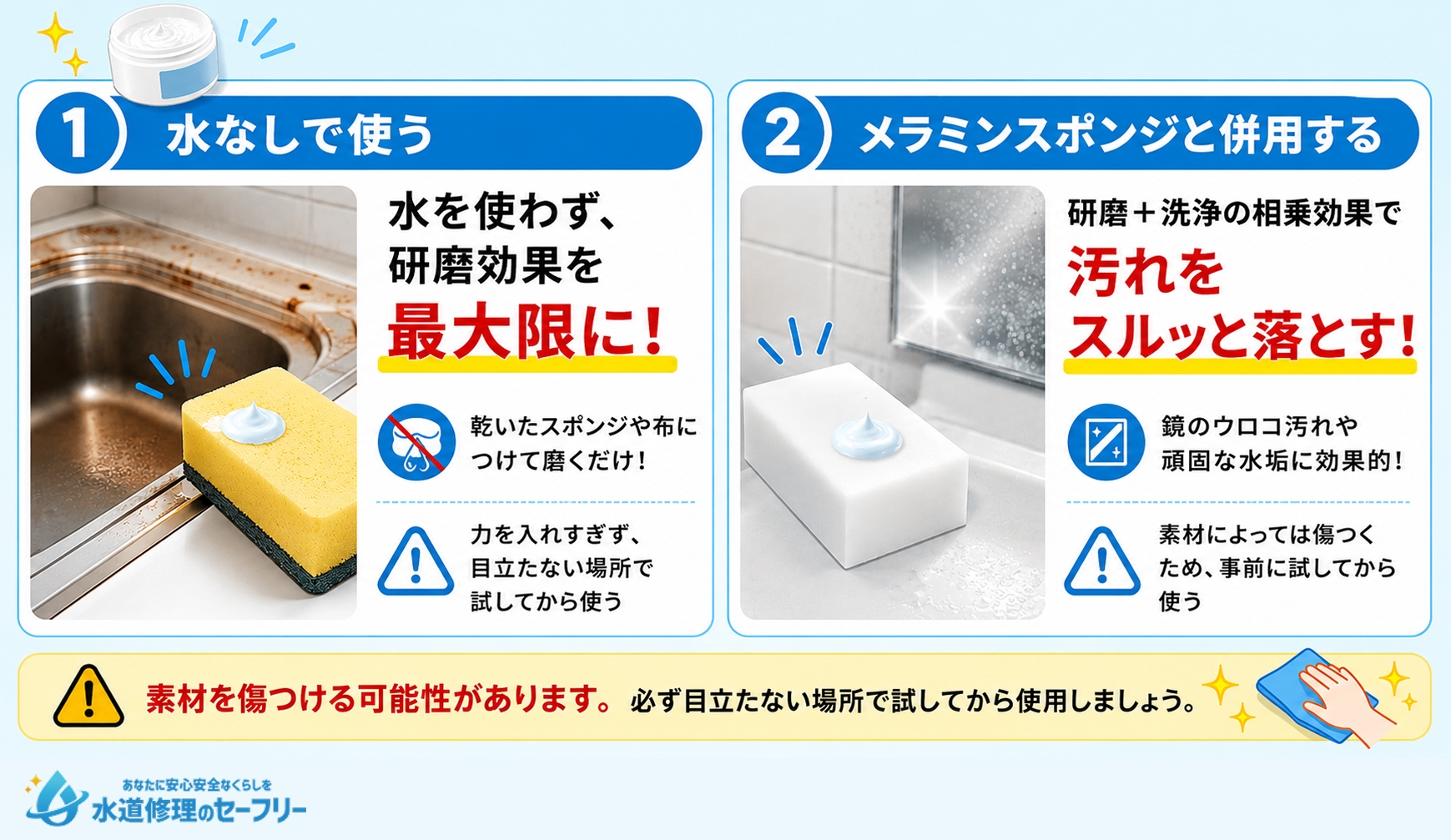 多目的クレンザーをさらに使いこなす裏技を紹介