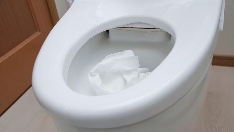 食器用洗剤が有効なトイレつまりの種類