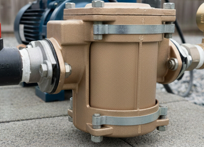 井戸ポンプの砂こし器の掃除が必要なサイン