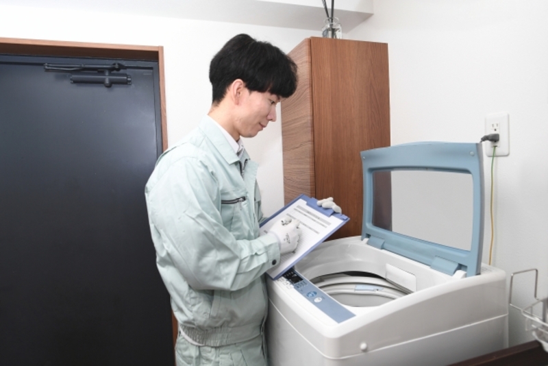 洗濯機の下の階で水漏れする前