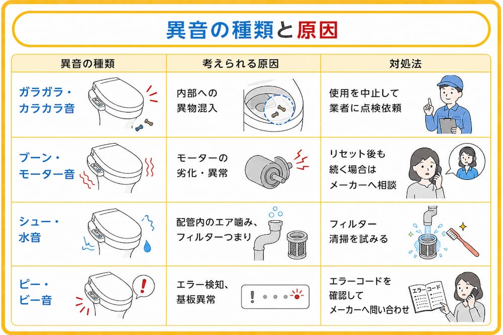 異音がする