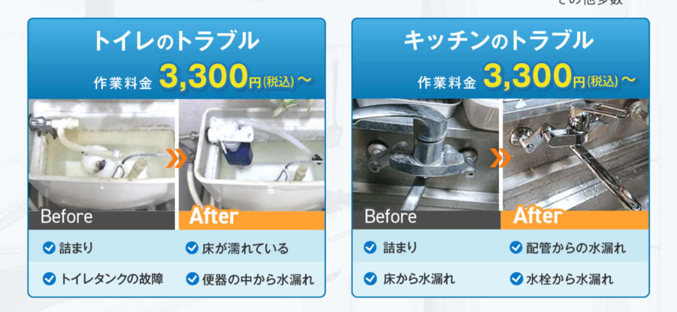 ウォーターキングの料金相場・支払い方法