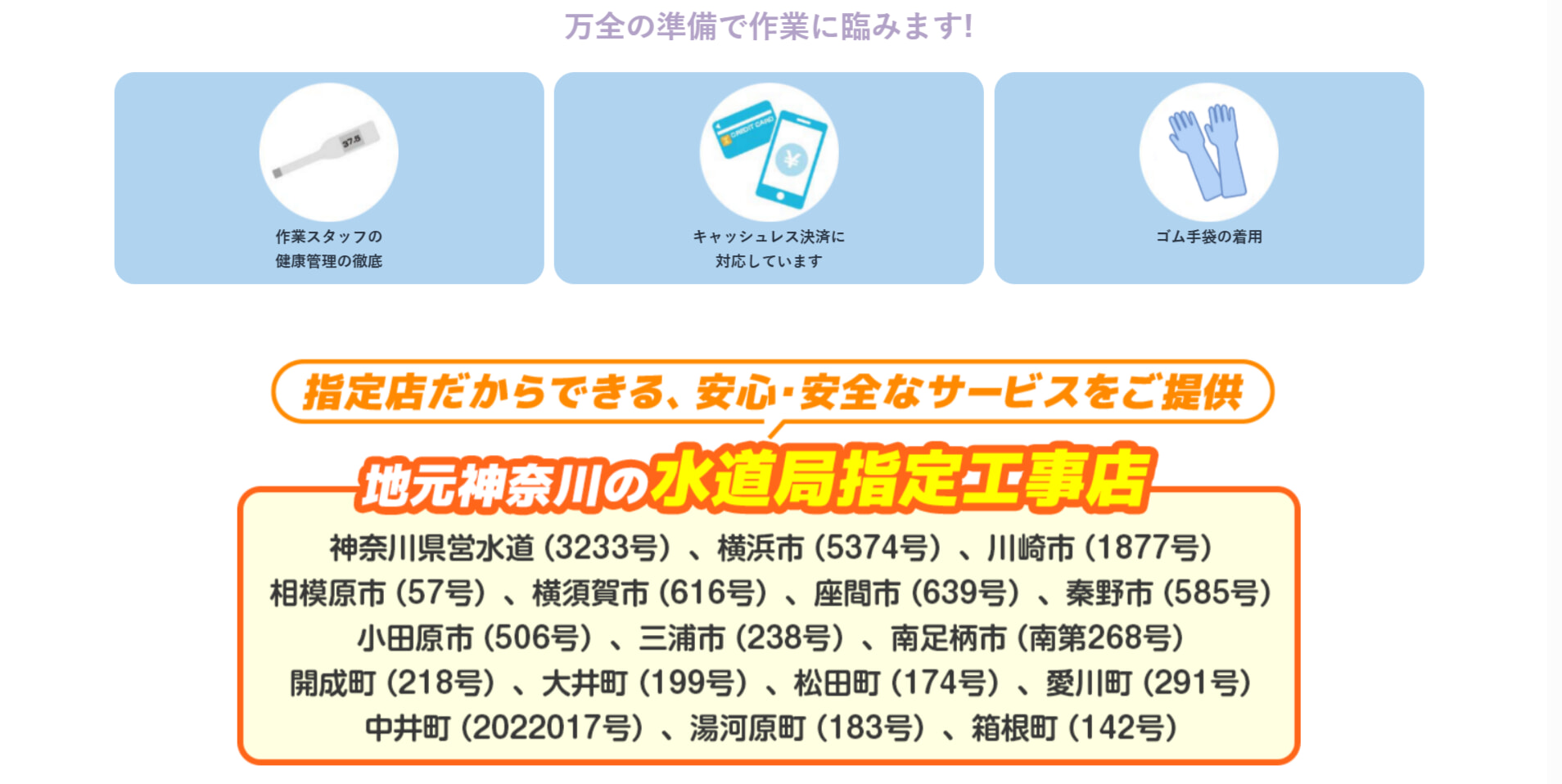 かながわ水道職人の基本情報