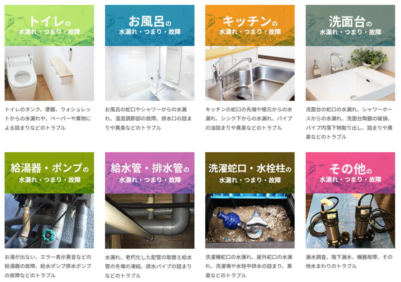 水道トラブル119番の料金相場・支払い方法